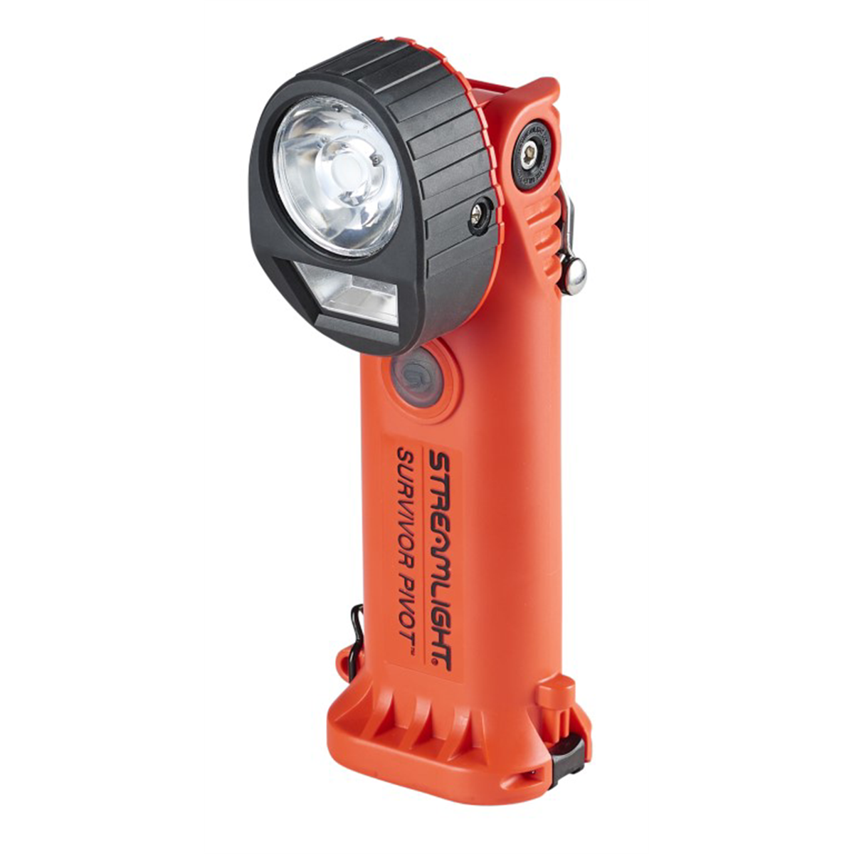 Streamlight Survivor Pivot C1D1 Safety-Rated Dual-Beam Articulating Flashlight, Orange