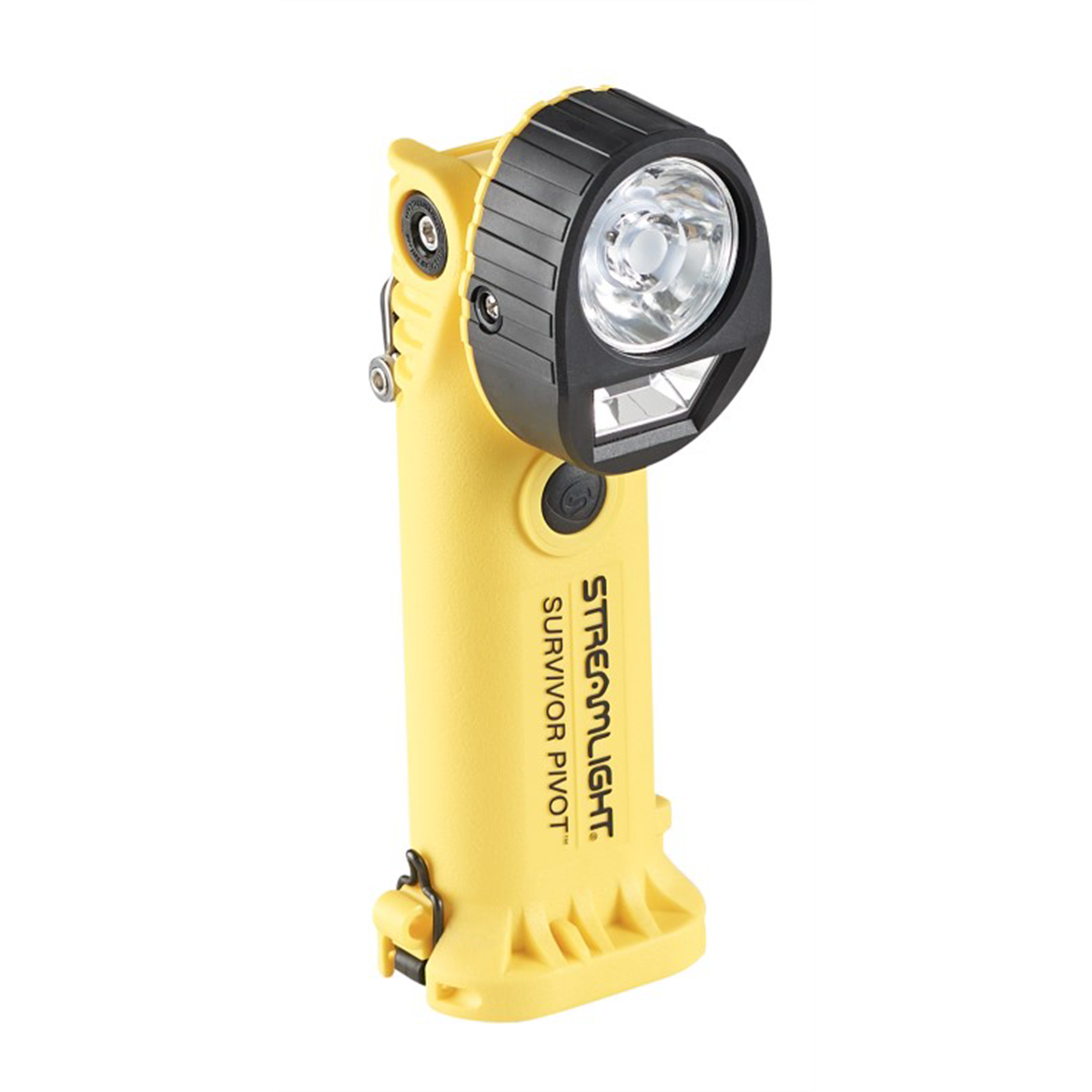 Streamlight Survivor Pivot C1D1 Safety-Rated Dual-Beam Articulating Flashlight, Yellow