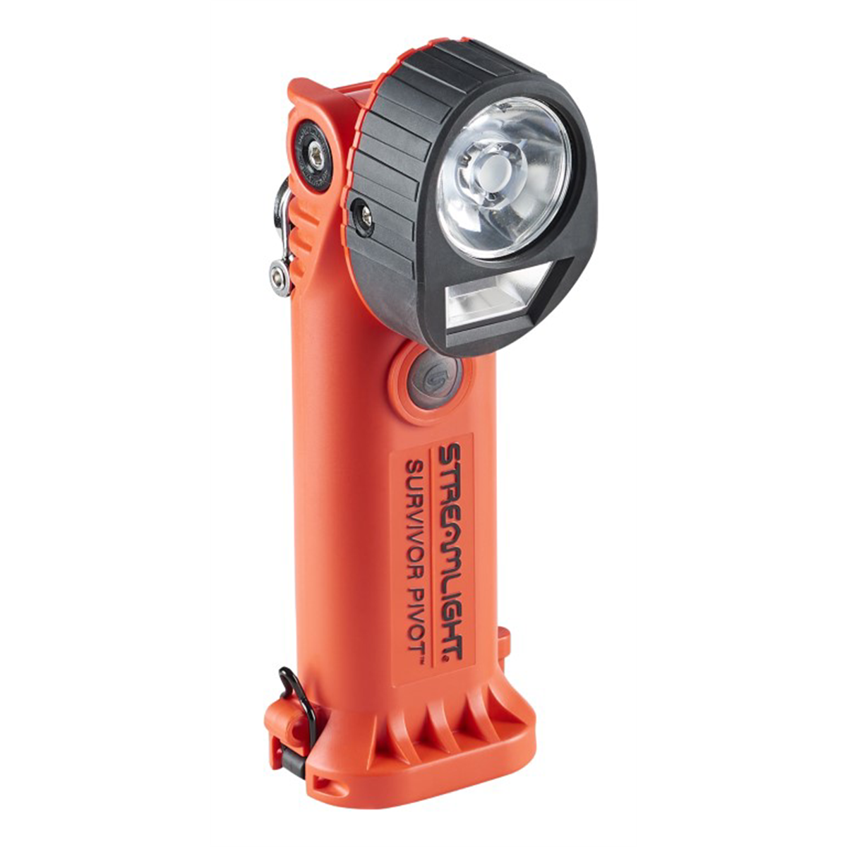 Streamlight Survivor Pivot C1D1 Safety-Rated Dual-Beam Articulating Flashlight, Orange