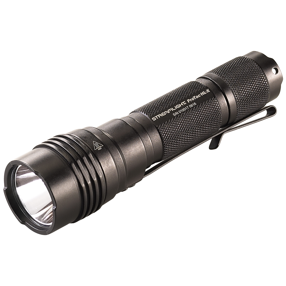 Streamlight 1000 Lumen ProTac HL-X Flashlight - Includes (2) CR123A lithium batteries and holster - Box - Black (TAA)
