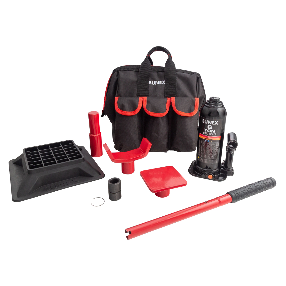 SUNEX 6 Ton Bottle Jack Kit