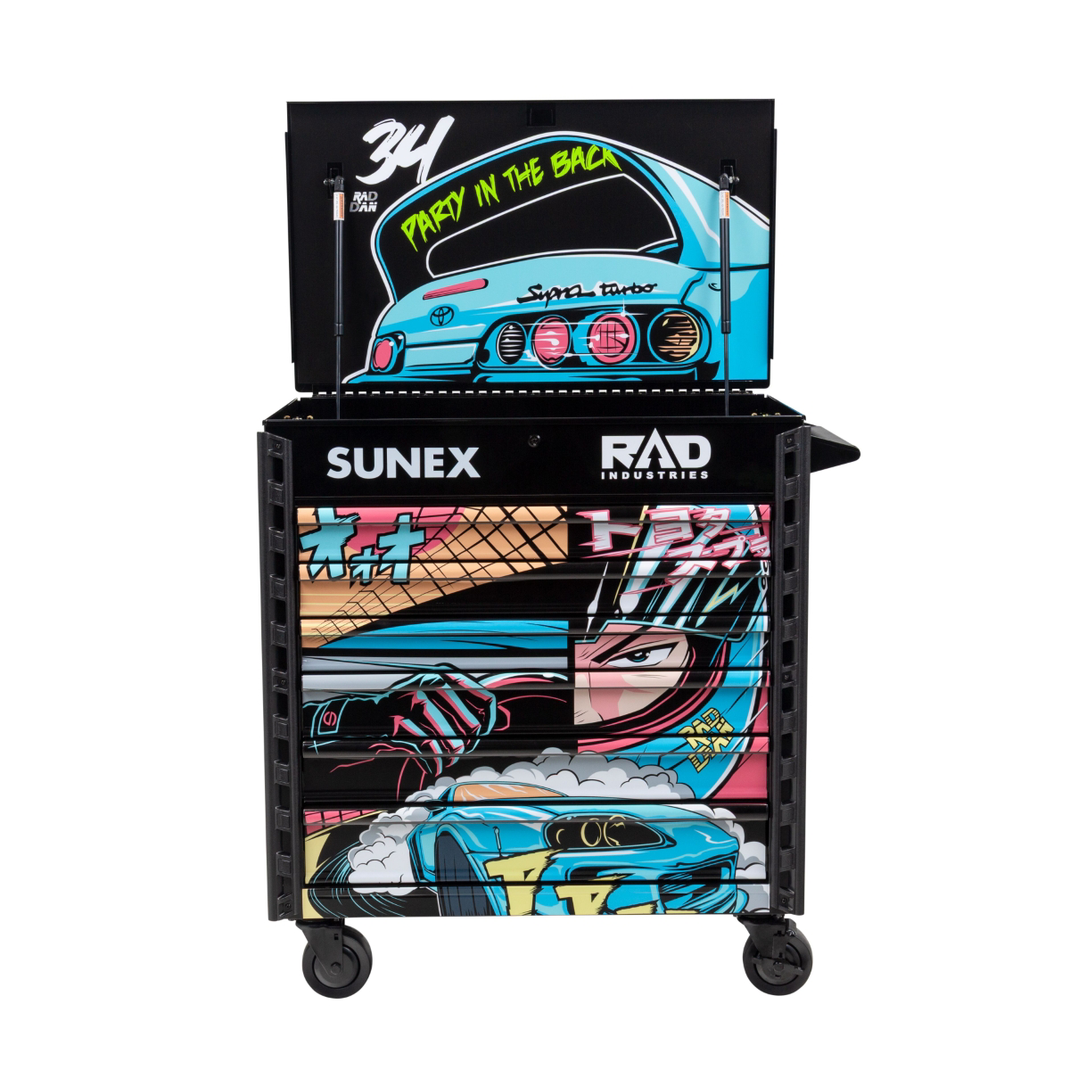 SUNEX RAD DAN Premium Full Drawer Service Cart