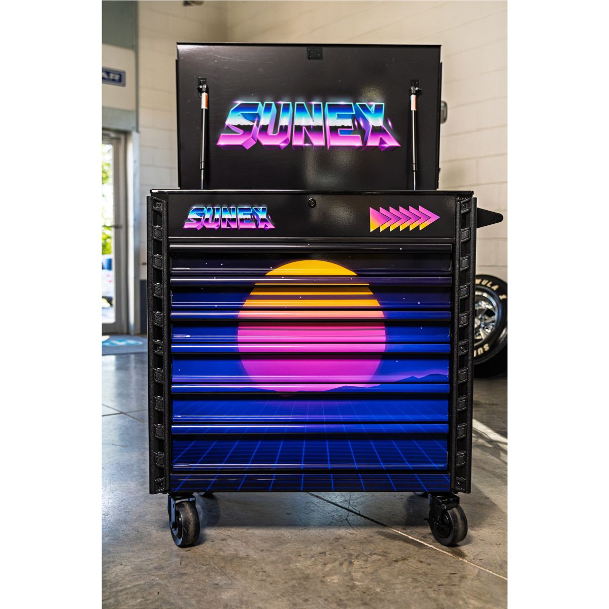 SUNEX Premium Full Drawer Service Cart - SYNTH