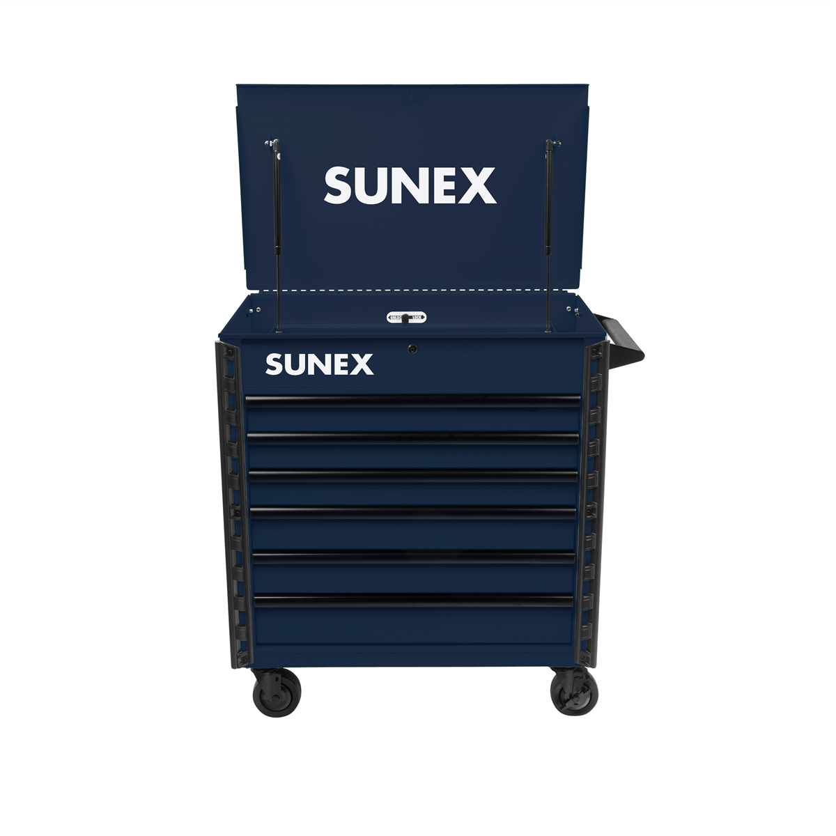 SUNEX Premium Full Drawer Service Cart - Blue