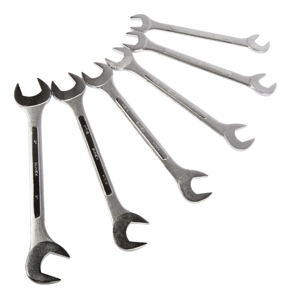 SUNEX SAE Jumbo Angle Head Wrench Set - 6 Piece