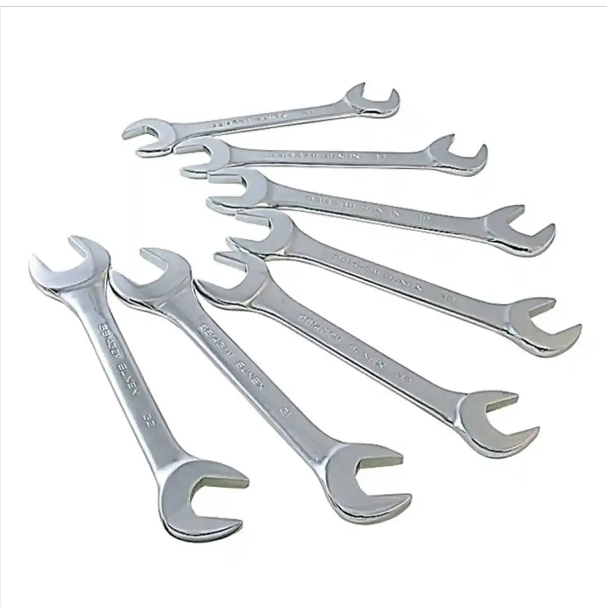 SUNEX Metric Jumbo Angle Head Wrench Set - 7 Piece