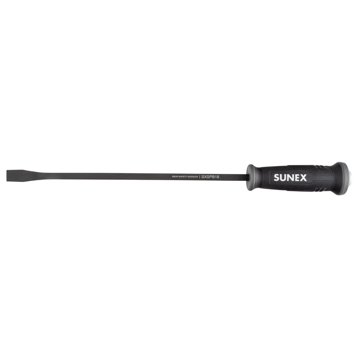 SUNEX 3/8 by 18 Inch Pry Bar w Striking Cap