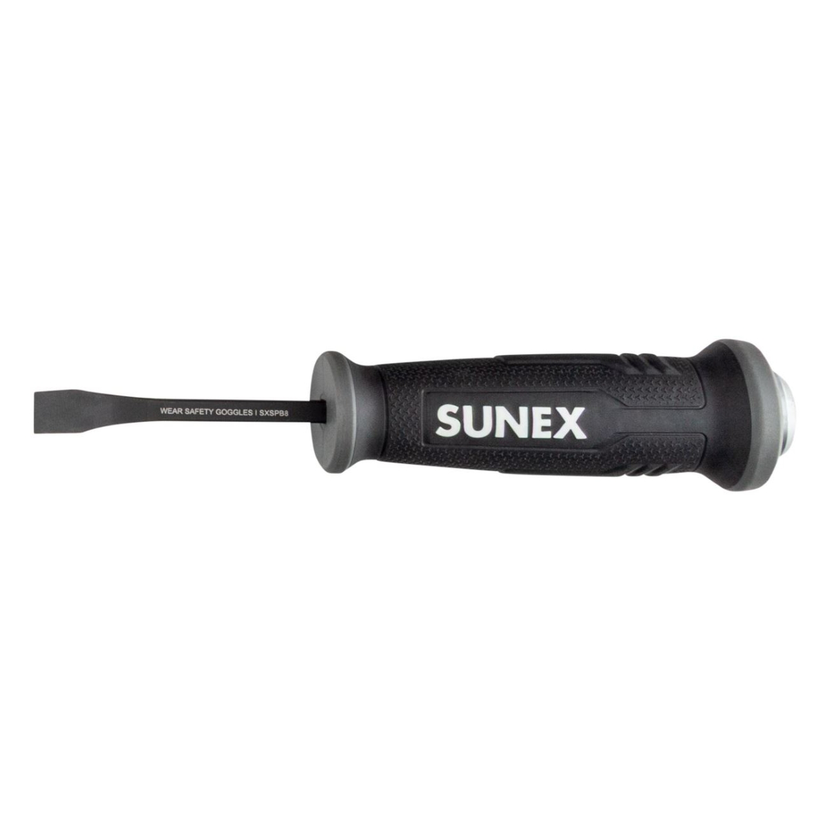 SUNEX 1/4 by 8 Inch Pry Bar w Striking Cap