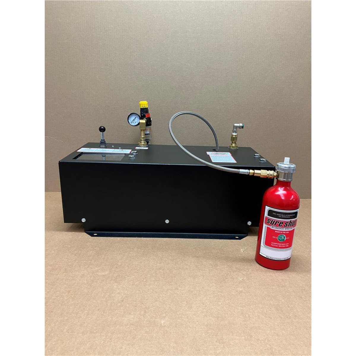 Milwaukee Sprayer 16 oz capacity with a special chemical resistant seal with 55-gallon siphon tube