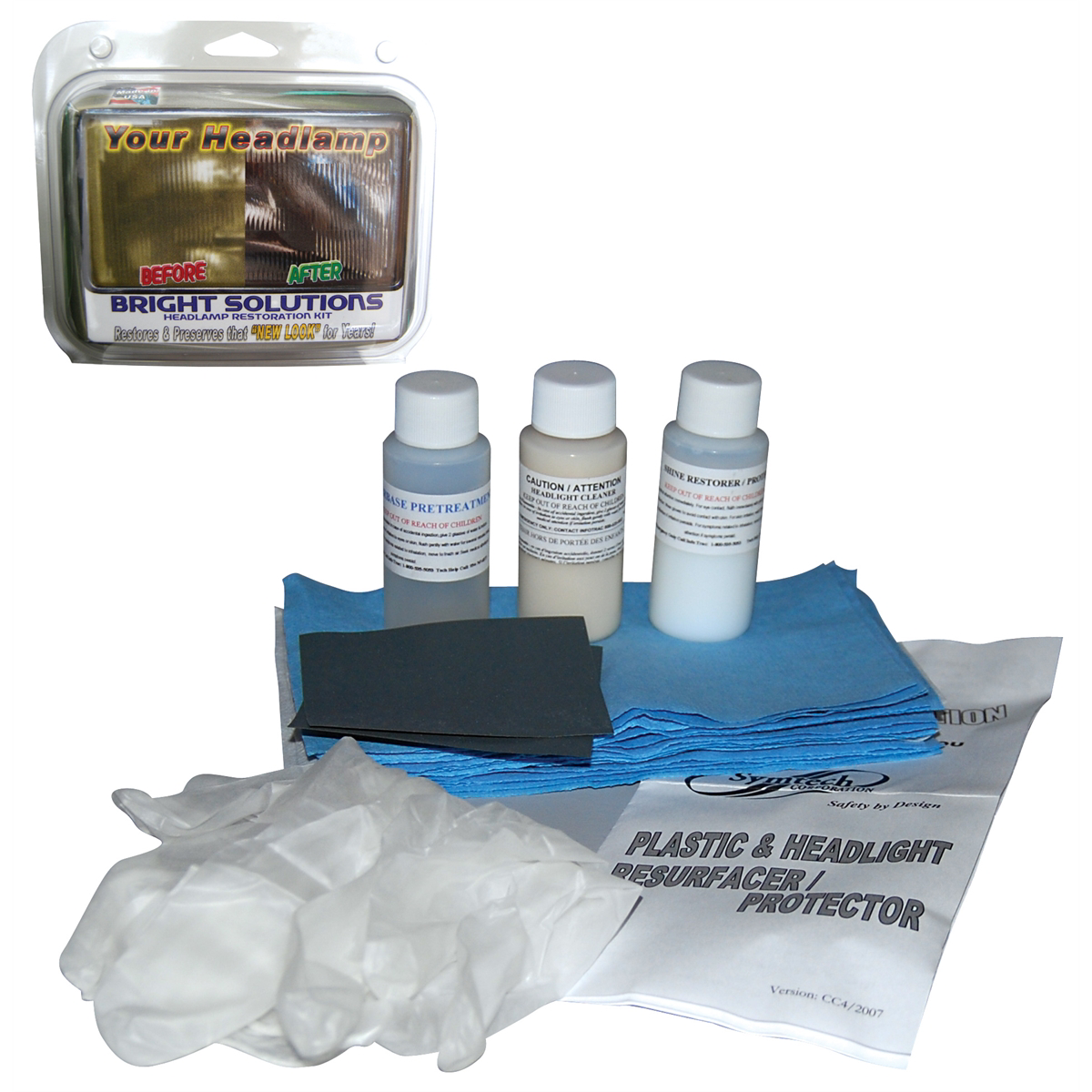 Car Care HEADLIGHT RESURFACING KIT