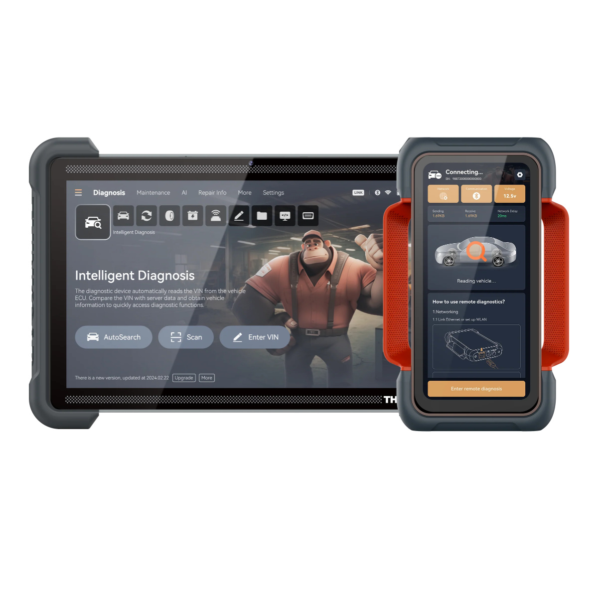 Thinkcar Tech Co. PLATINUM 394 - 12-inch Full System Professional Car Diagnostic Scanner with 41 Maintenance Reset Function