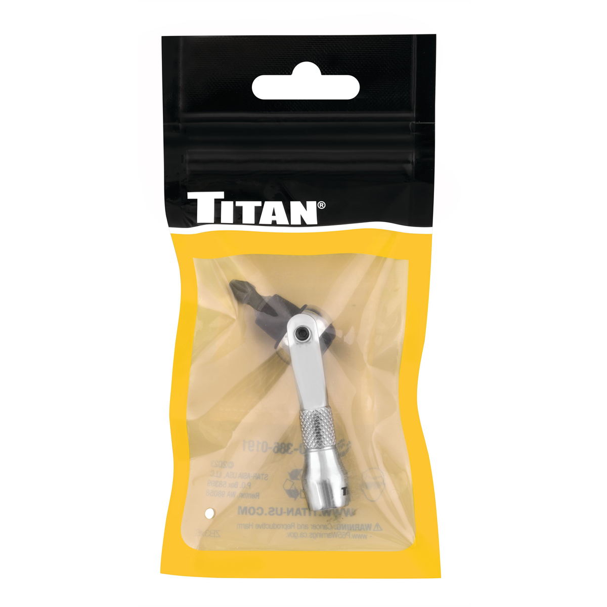 Titan 1/4 in. Drive Nano Bit Driver, Hex Handle