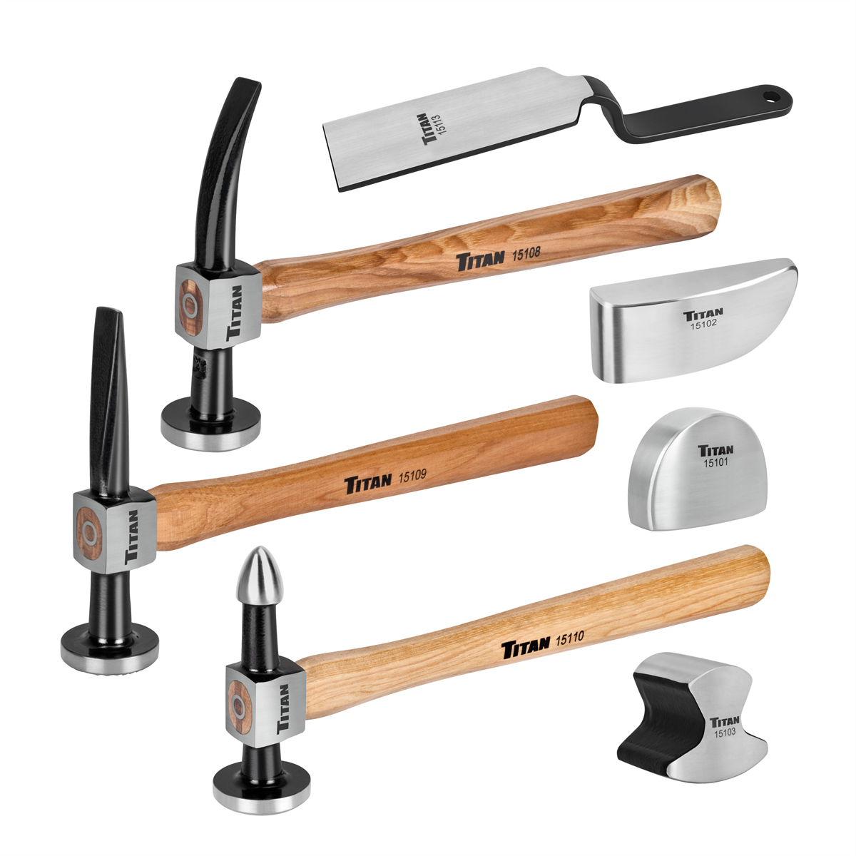 TITAN 7 pc. Professional Auto Body Tool Set