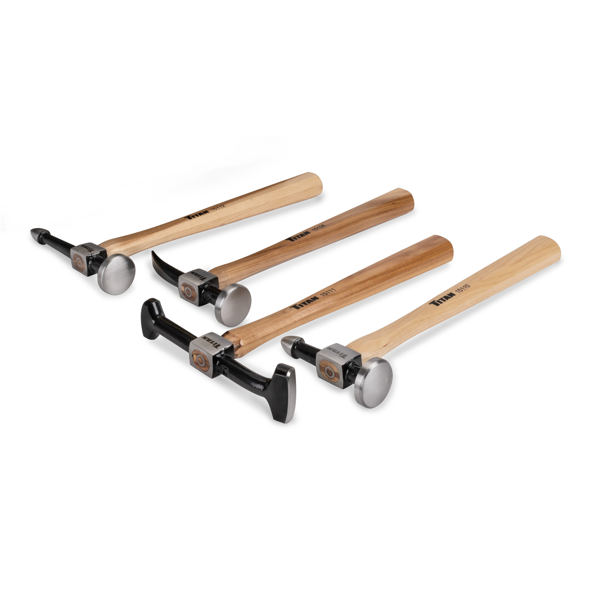TITAN 4 pc. Professional Auto Body Hammer Set