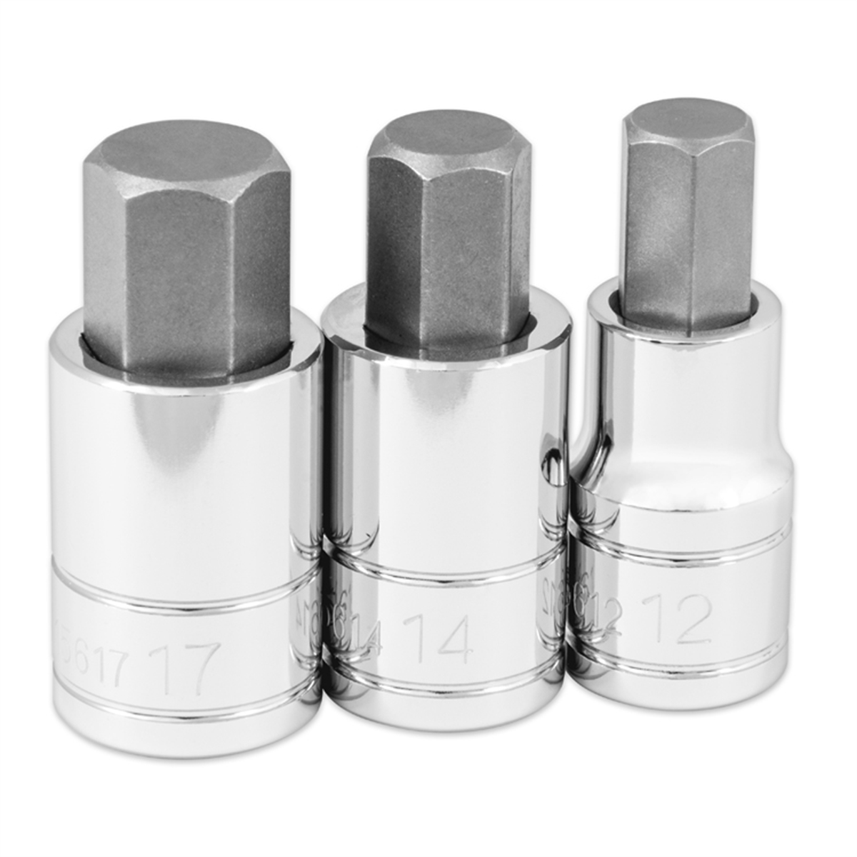 TITAN 3-PC 1/2" DR METRIC JUMBO BIT