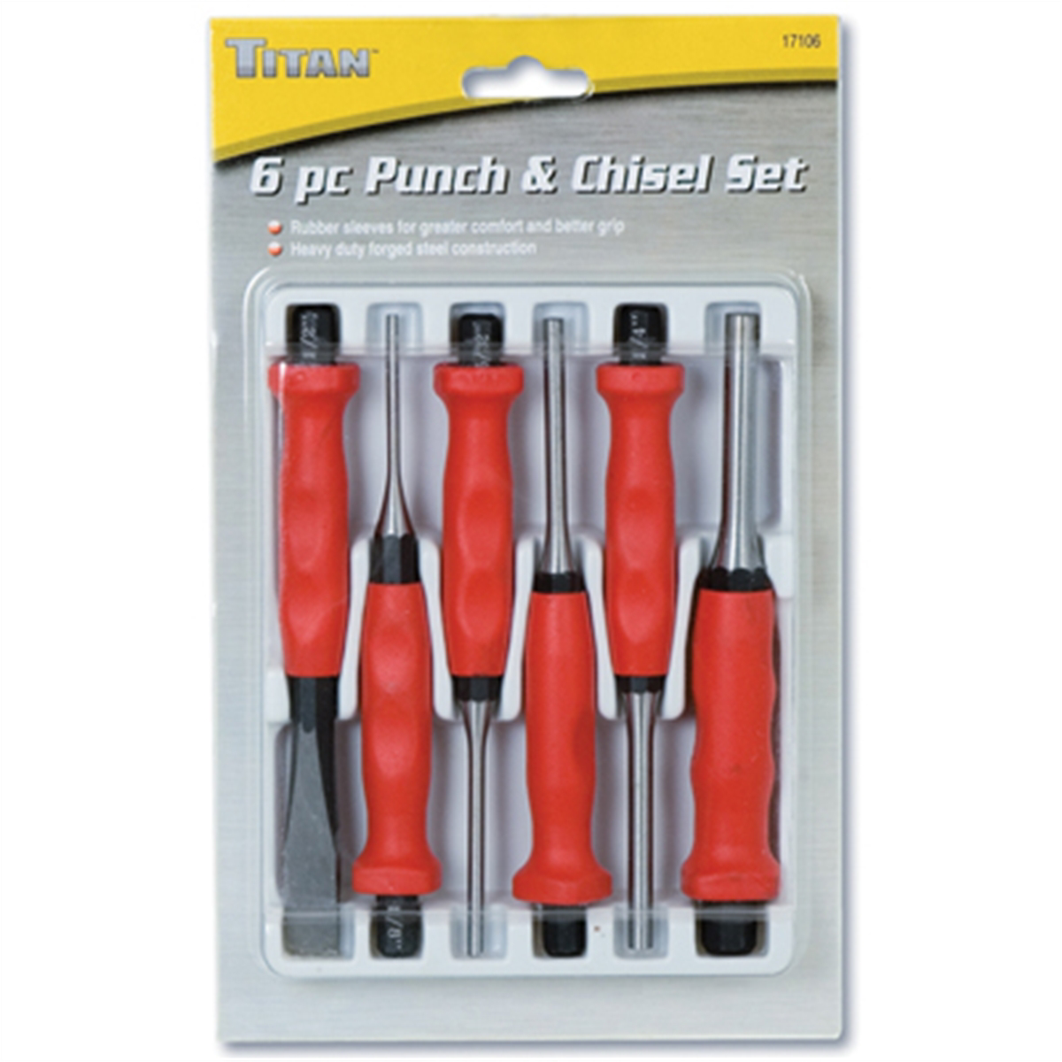 Titan 6PC PUNCH CHISEL SET