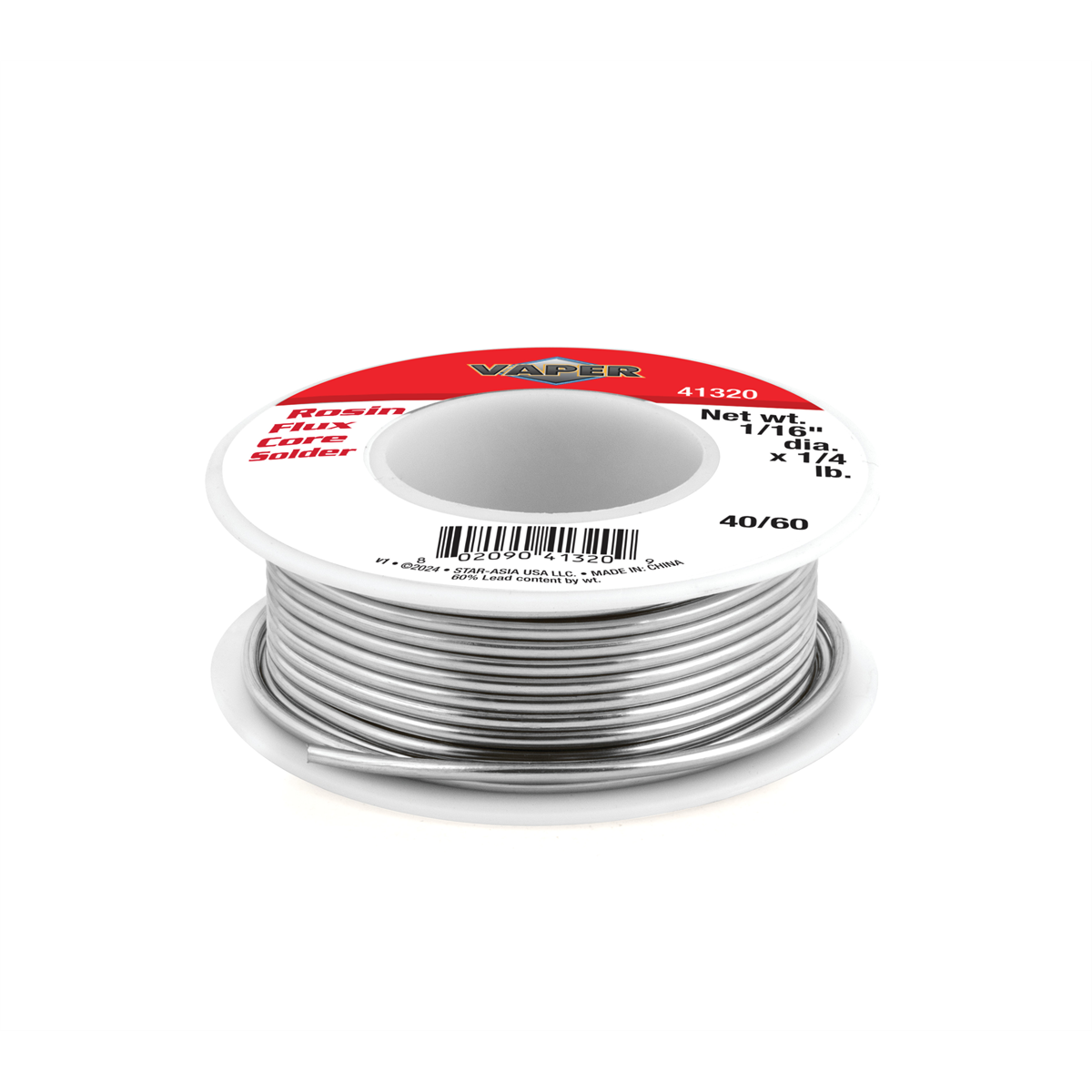 TITAN Rosin Flux Core Solder 1/16 in. x 1/4 lb.