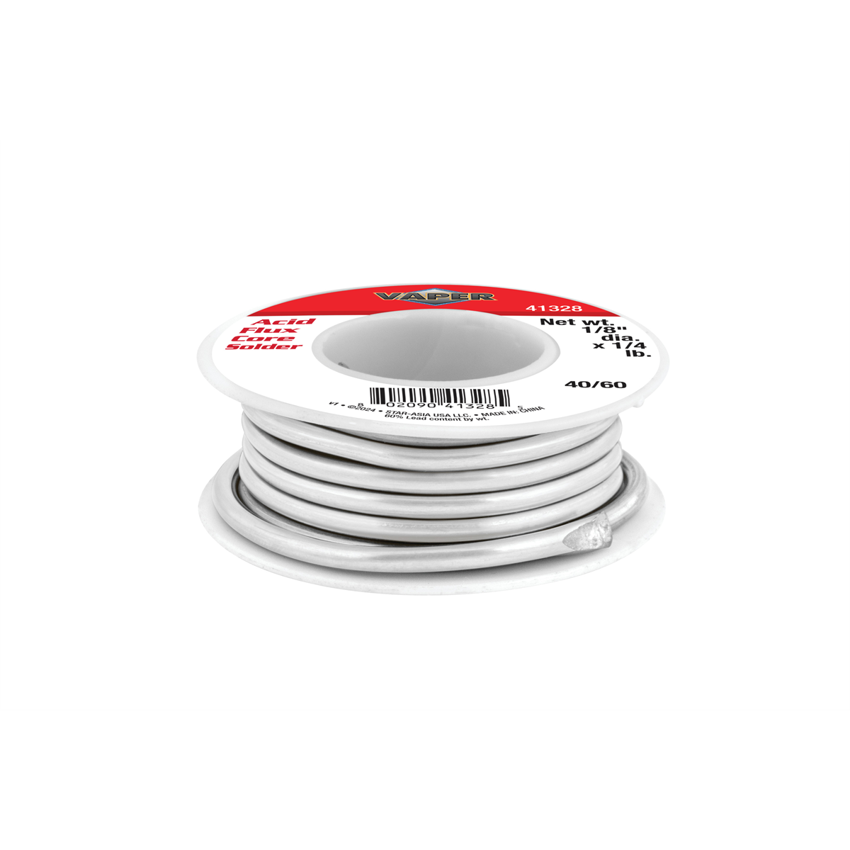 TITAN Acid Flux Core Solder 1/8 in. x 1/4 lb.