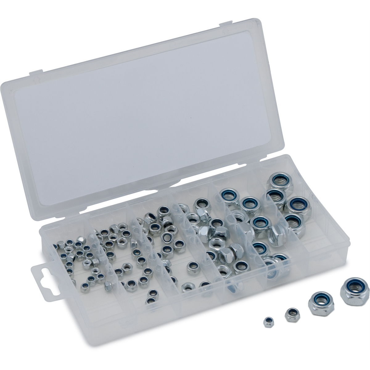 TITAN 100-PC METRIC NYLON LOCKNUT ASSORTME