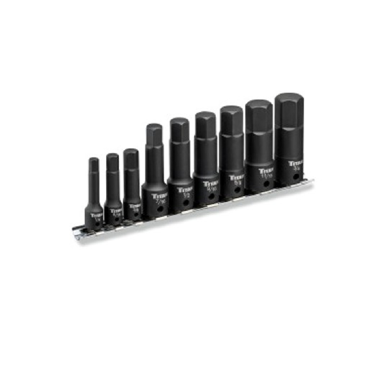 TITAN 9 pc. Impact SAE Hex Bit Socket Set