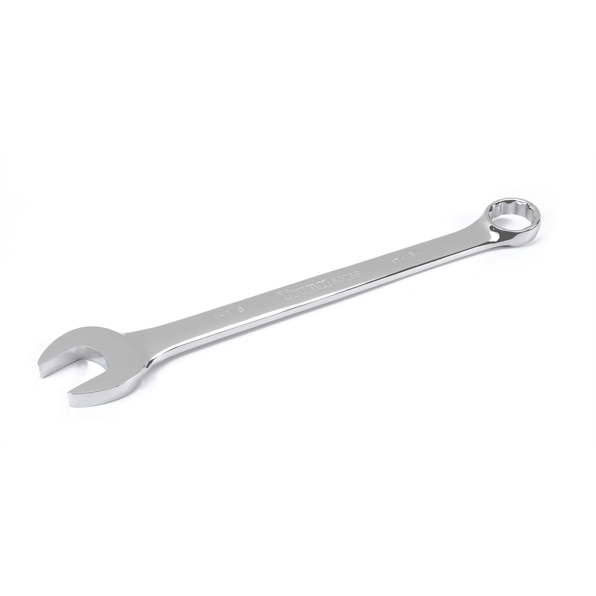 Titan 1-1/8 in. Mirror Polish 12 pt. Combination Wrench