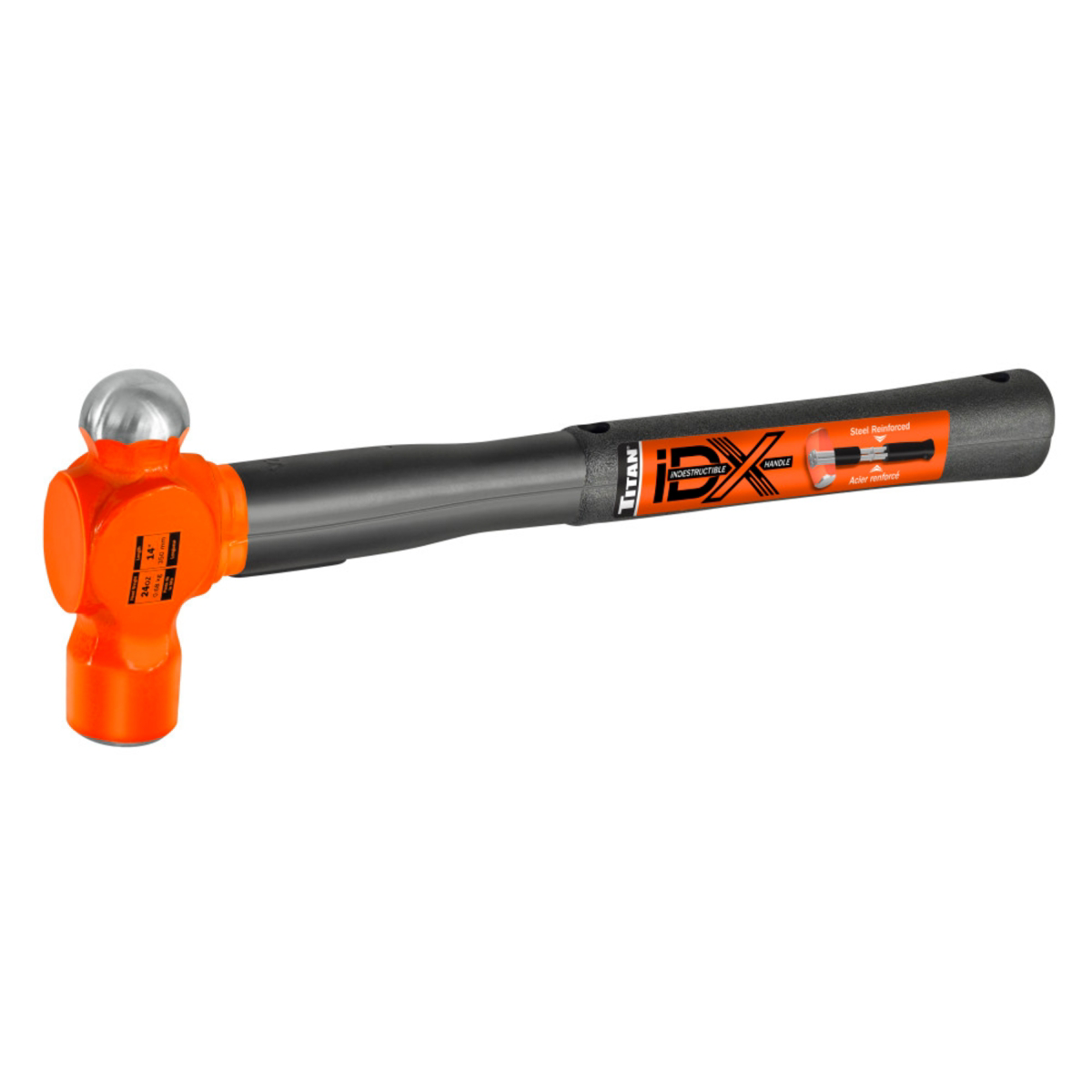 Titan IDX 24 oz.  Indestructible Ball Pein Hammer