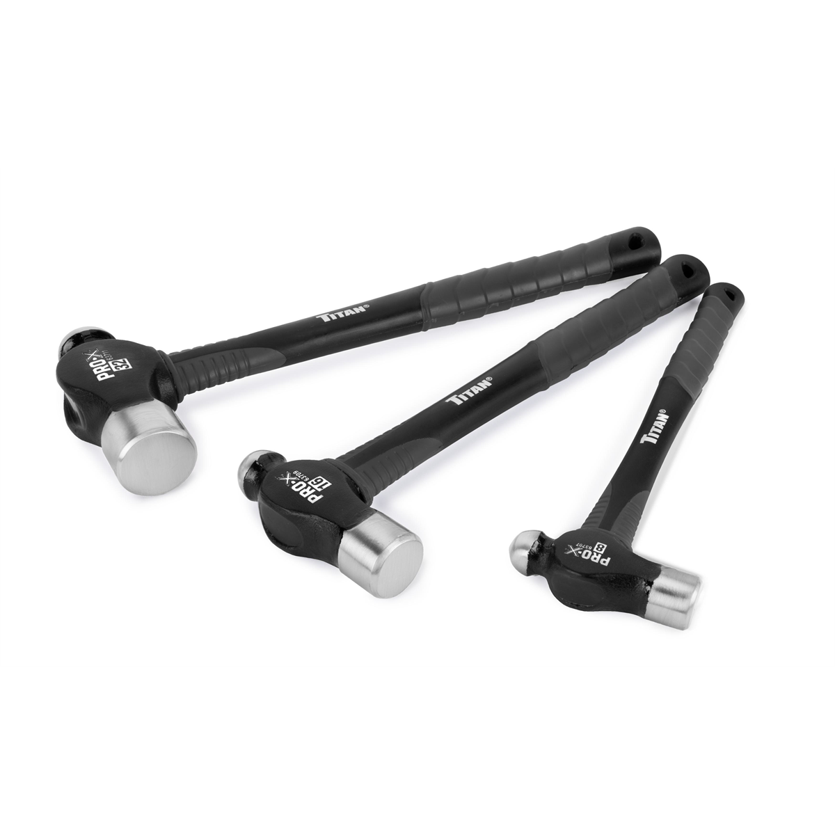 TITAN 3 pc. Pro-X Ball Pein Hammer Set
