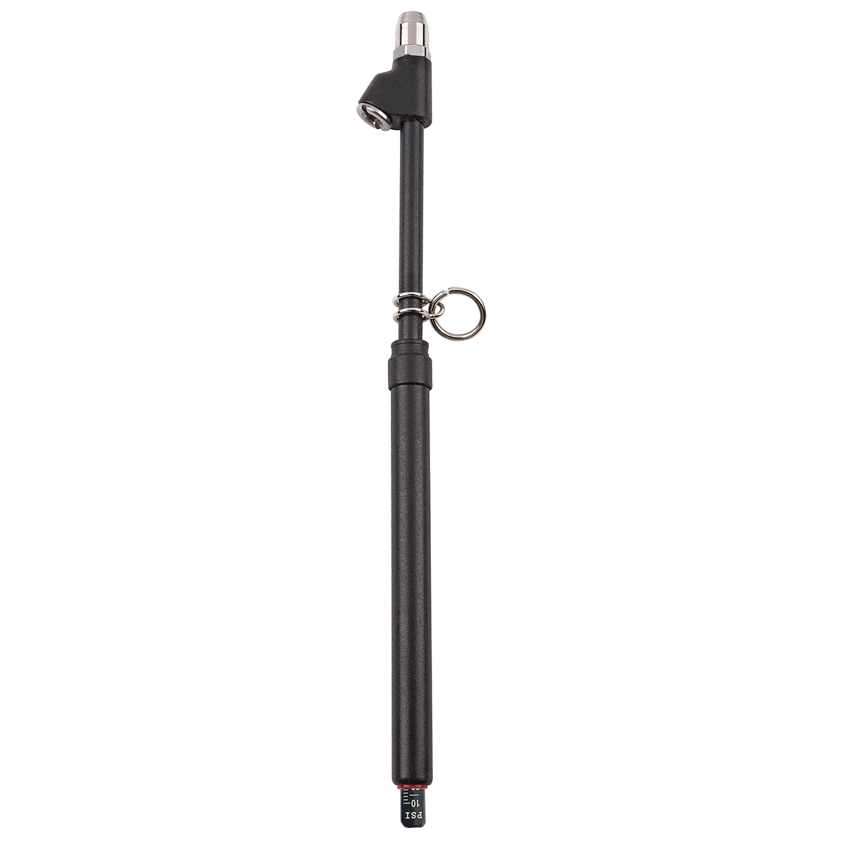 TMR Tapered Dual Foot Tire Gauge - Black Textured, 10-150 PSI