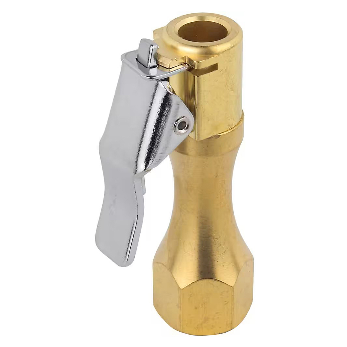 TMR Straight Air Chuck - Lock-On, Closed, Euro Style
