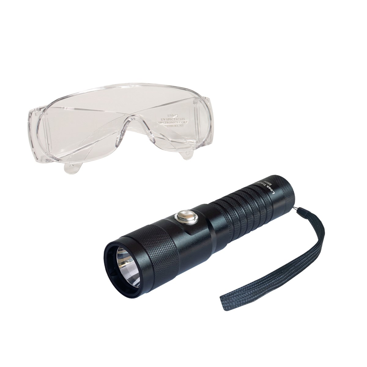 Tracer Products LeakTracker MINI cordless, UV LED flashlight, with (3) AAA batteries & TP9939 glasses (CE, UKCA)