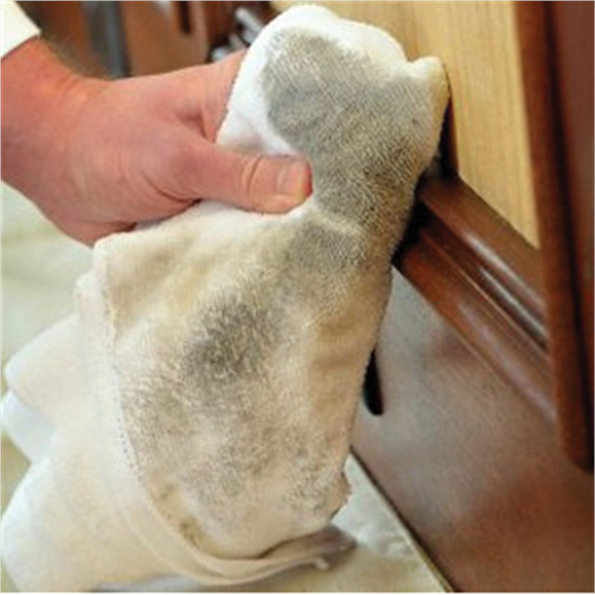 TRIMACO SuperTuff 10824 Towel, 16 in x 16 in, Microfiber, Blue