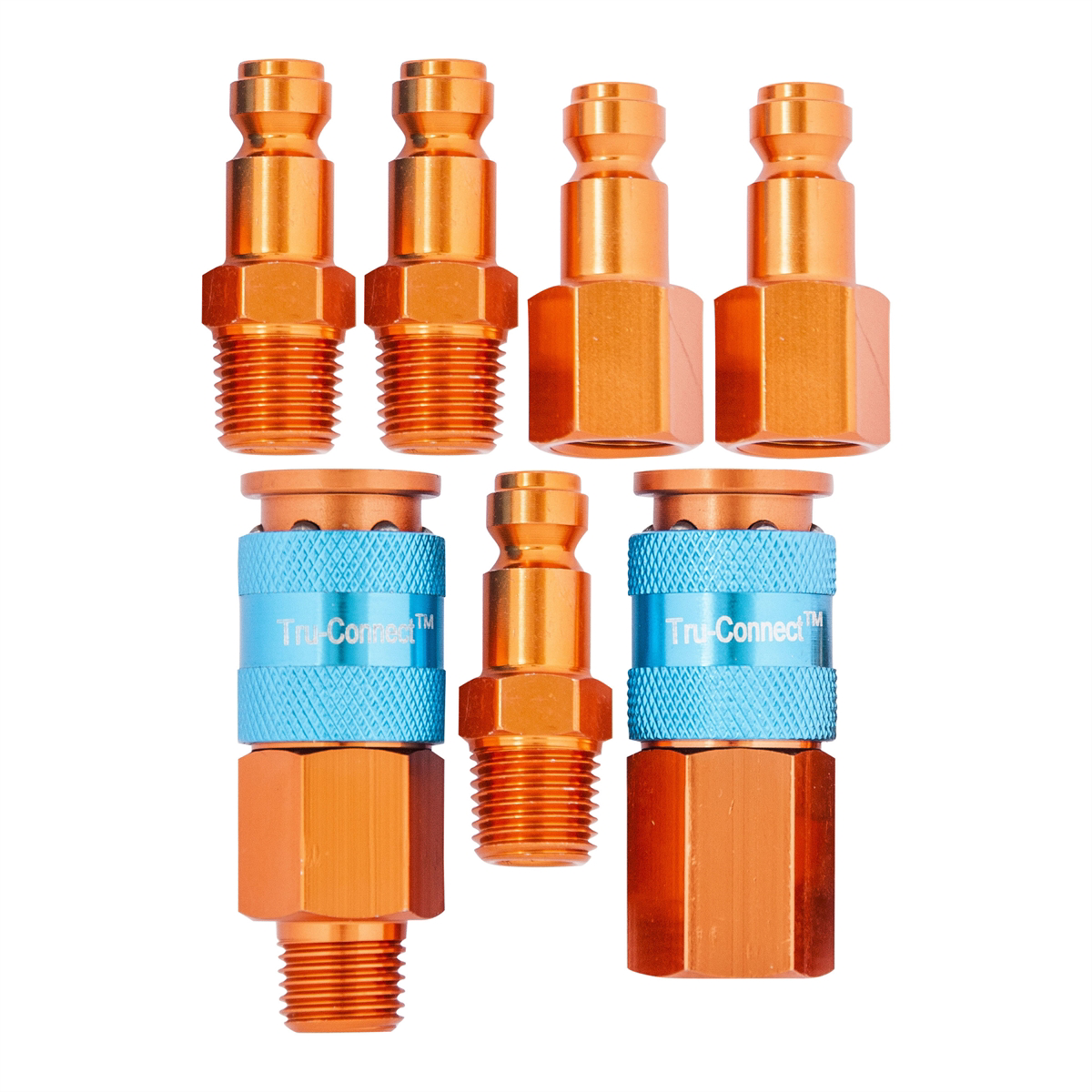 Plews Edelmann 1/4" Orange Coupler Kit