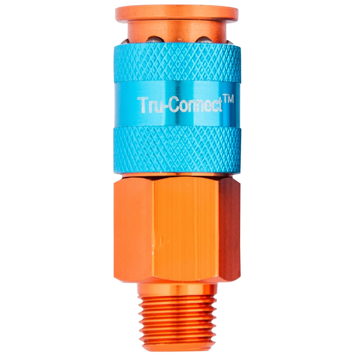 Plews Edelmann 1/4" Orange Coupler