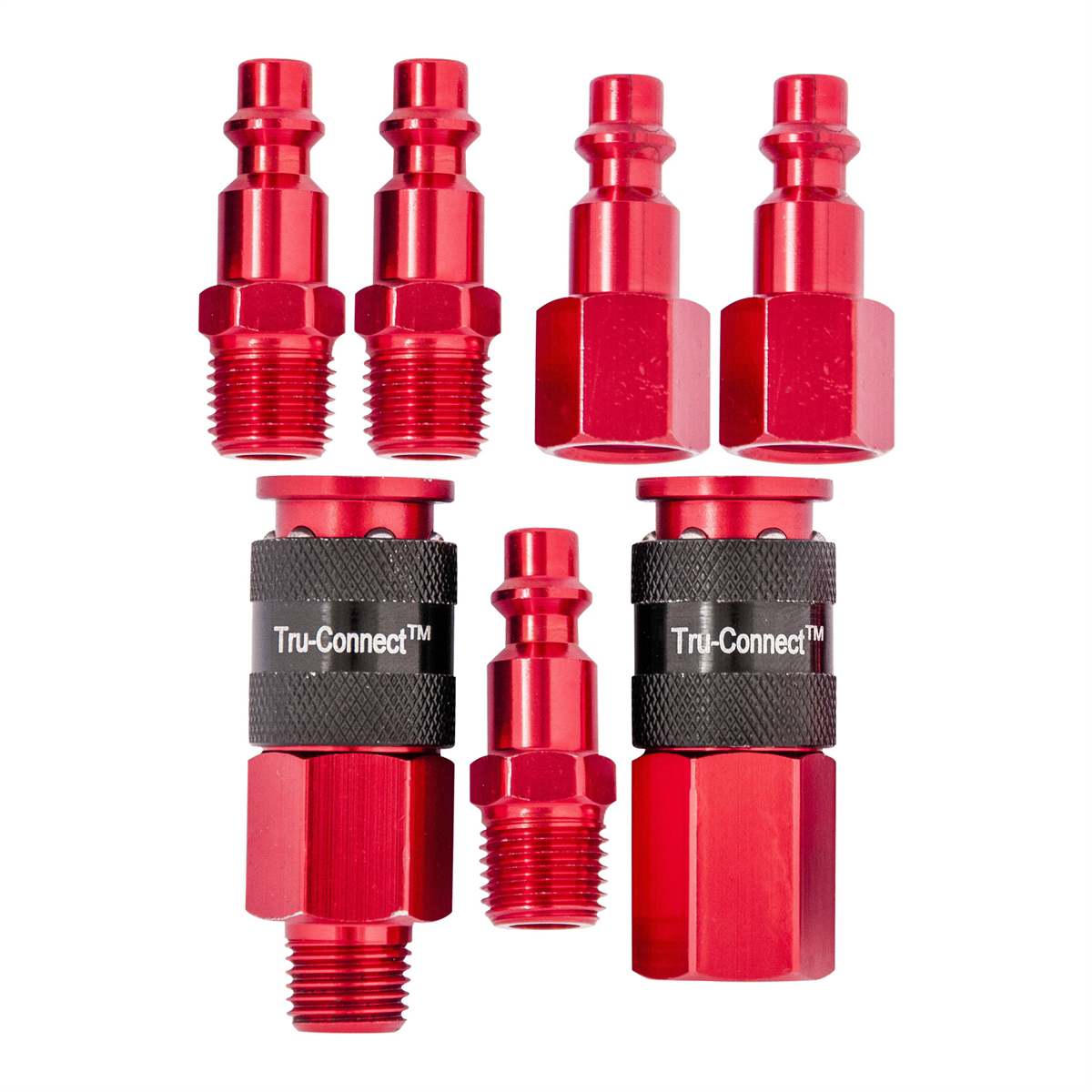 Plews Edelmann 1/4" Red Coupler Kit