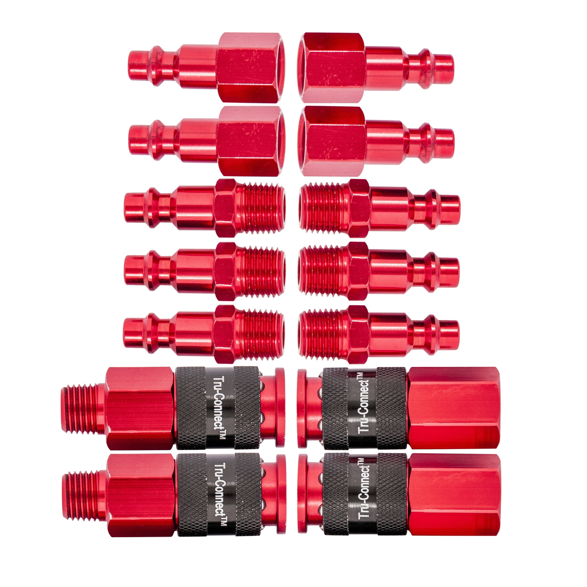 Plews Edelmann 1/4" Red Coupler Kit
