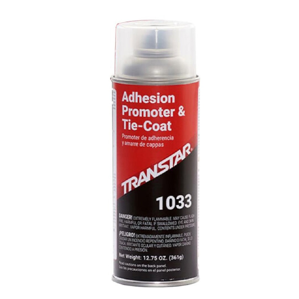 Transtar Autobody Products Mul-TIE 1033 Adhesion Promoter, 16 oz Aerosol Can, Amber, Liquid