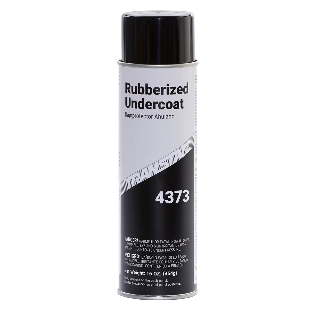 Transtar Autobody Products 4373 Rubberized Undercoating Aerosol Can - 16 Oz Net Weight - Black