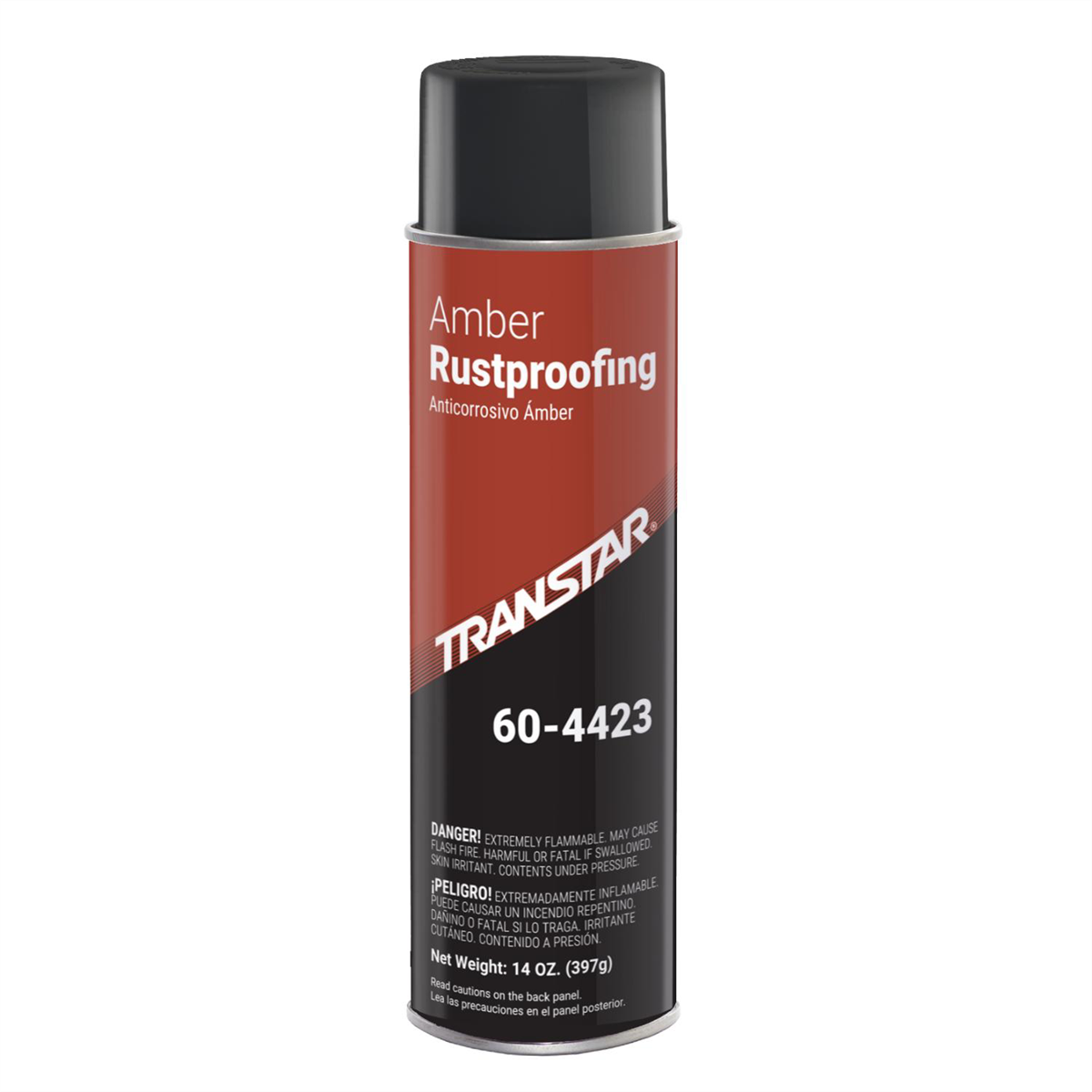 Transtar Autobody Products 60-4423 Rust Proofing Spray Aerosol Can - 16 oz Net Weight - Amber
