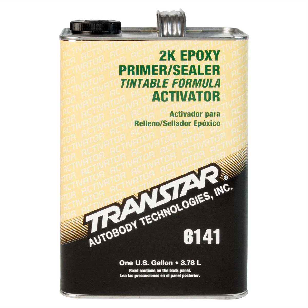 Transtar Autobody Products 6141 2K Epoxy Primer/Sealer Activator, 1 gal, 1:1 Mixing