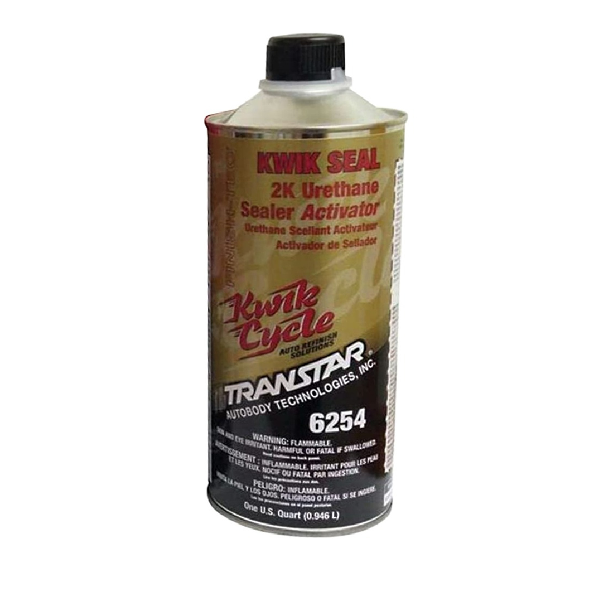 Transtar Autobody Products 6254 - Kwik Seal Activator - 1 qt Can - Clear - Liquid - Use With: 2K Urethane Sealer