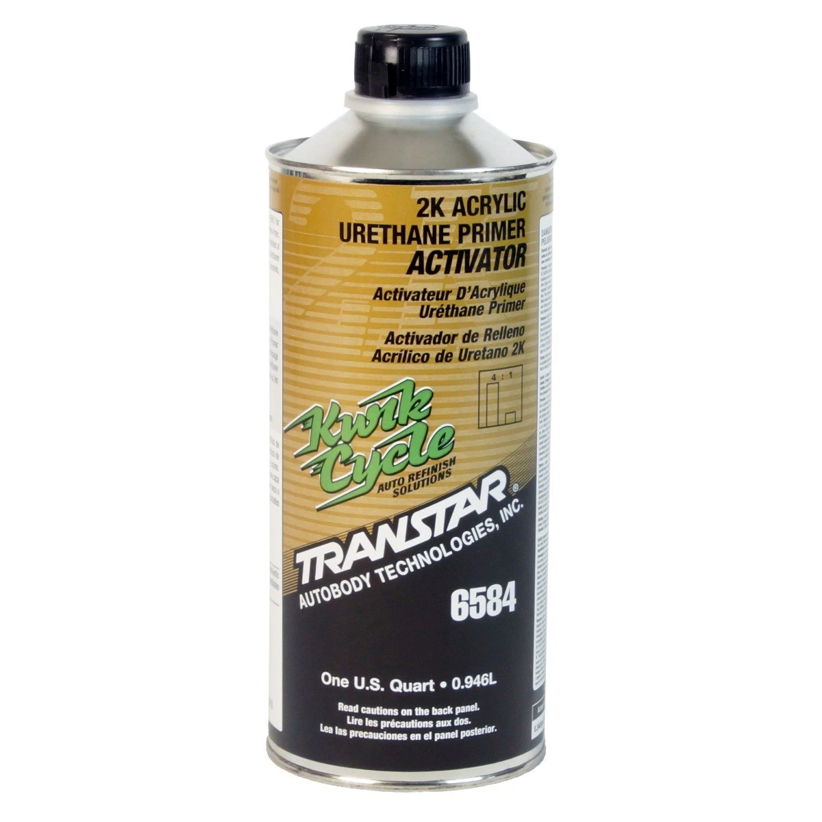 Transtar Autobody Products 6584 - Primer Activator - 1 qt Can - Clear - Liquid - Use With: 2K Acrylic Urethane Primer