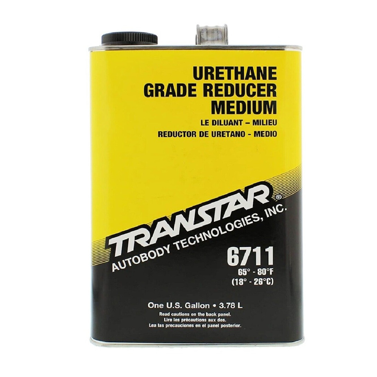 Transtar Autobody Products 6711 - 6700 Series Urethane Grade Reducer - 1 Gallon Can - Medium Speed/65 to 80 Degree F