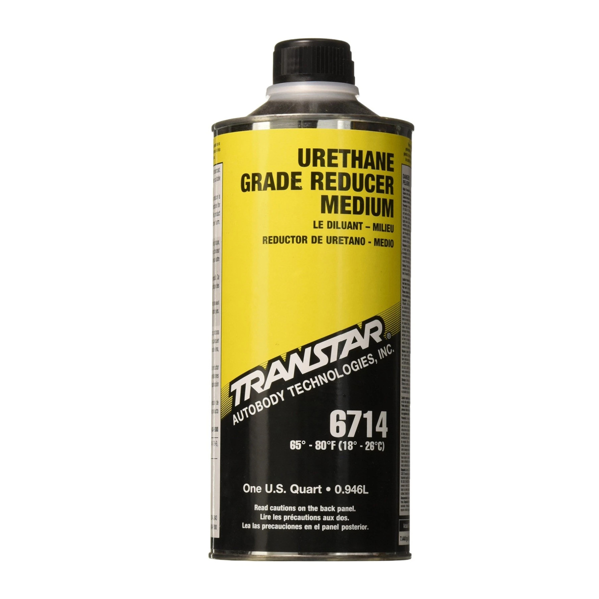 Transtar Autobody Products 6714 6700 Series Urethane Grade Reducer, 1 qt Can, Medium Speed/65 to 80 deg F
