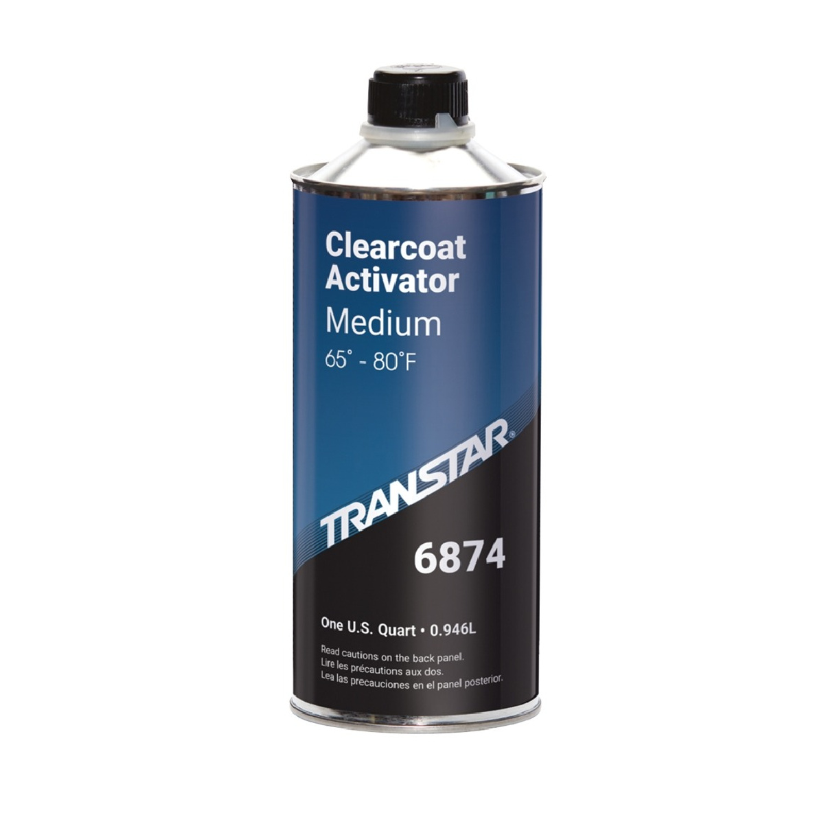Transtar Autobody Products 6874 - 6800 Series Extra Solids Activator - 1 qt Can - Clear - Liquid - Use With: Acrylic Urethane Clearcoat