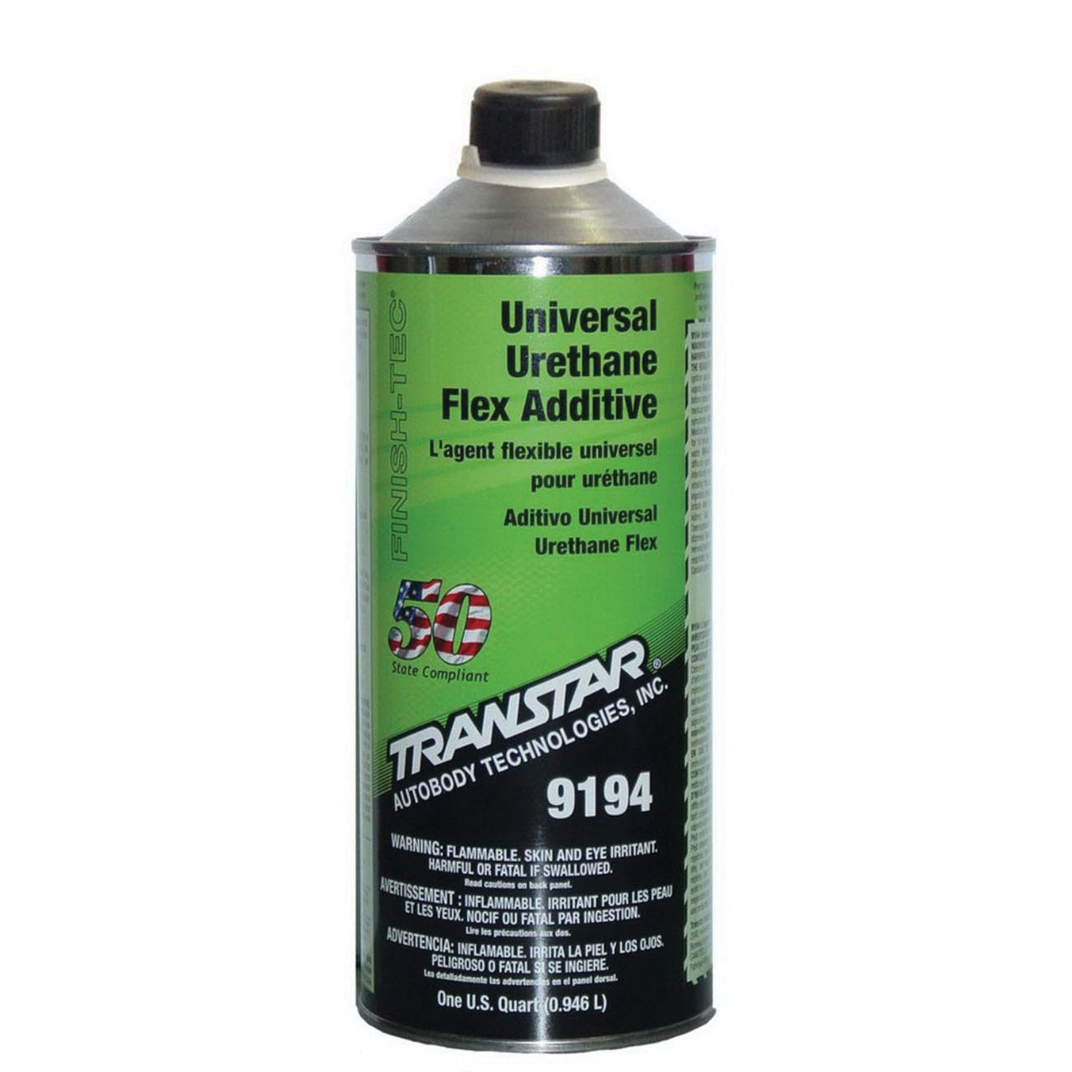 Transtar Autobody Products 9194 - Universal Urethane Flex Additive - 1 qt Can - Clear - Liquid