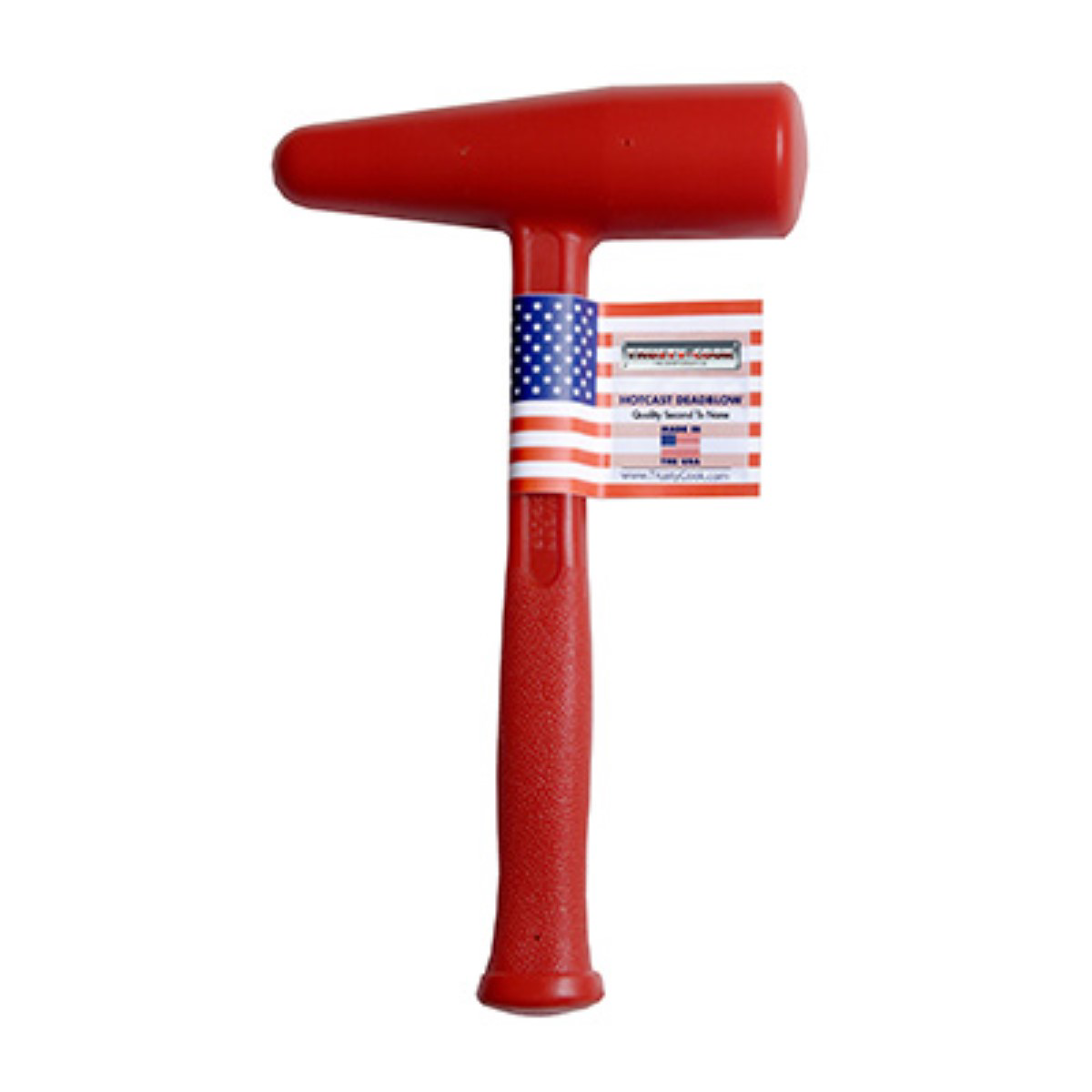 Trusty Cook Inc. 1.7 lb Soft Face Bossing Mallet - Model TCBM2 - Red