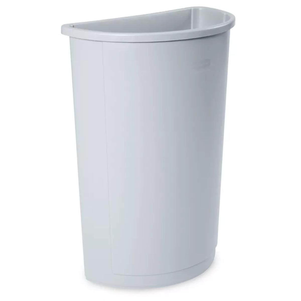 Uline Rubbermaid&reg;Half-Round Trash Can - 21 Gallon, Gray