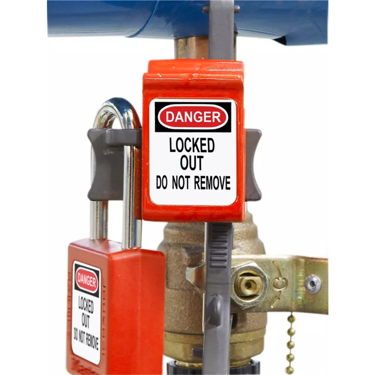 Uline Handle-On Ball Valve Lockout