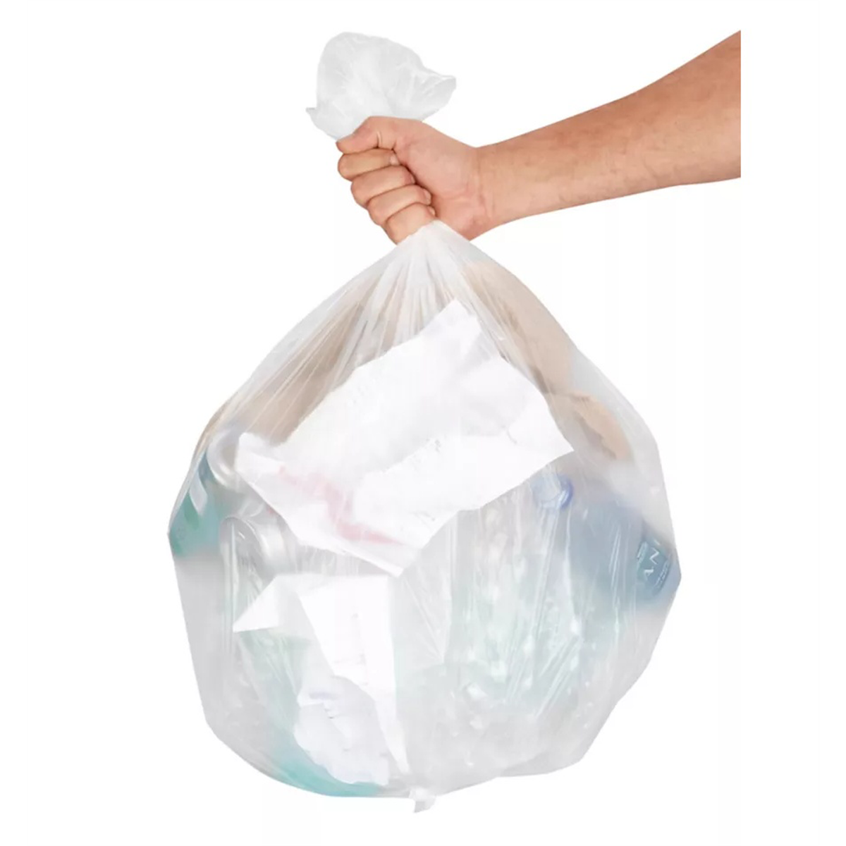 Uline Uline Economy Trash Liners - Natural, 12-16 Gallon, .51 Mil