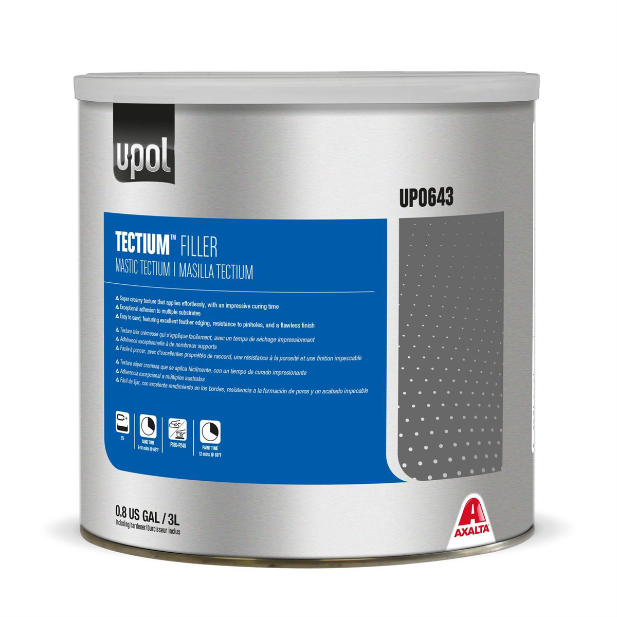 U Pol Products TECTIUM Lightweight Filler, 0.8 Gal